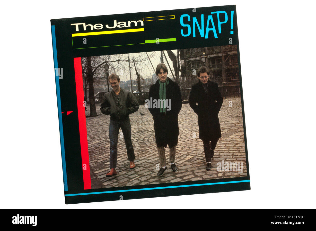 Snap! ist ein Doppel-Album von The Jam, veröffentlicht im Jahr 1983, ein Jahr, nachdem die Gruppe aufgelöst. Stockfoto