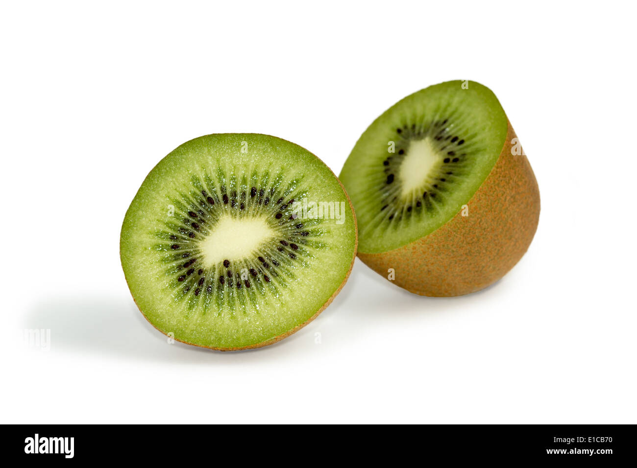 Isolierte Kiwis Stockfoto