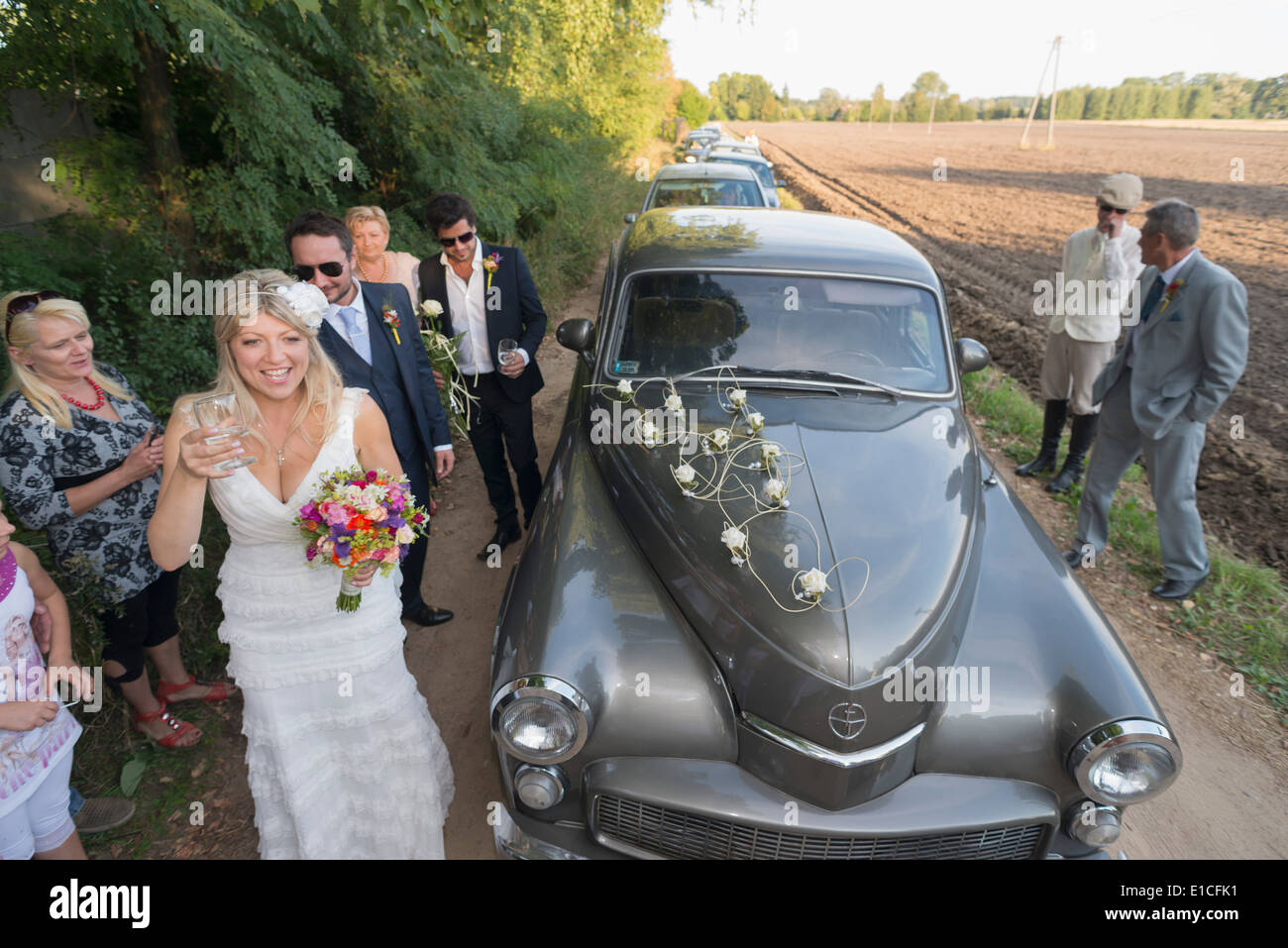 Europa, Polen, polnische griechische Hochzeit Stockfotografie Alamy