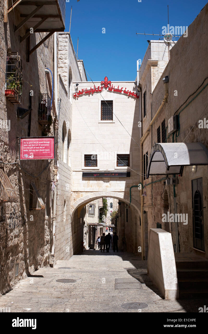 Straßenszene, Jerusalem, Israel Stockfoto