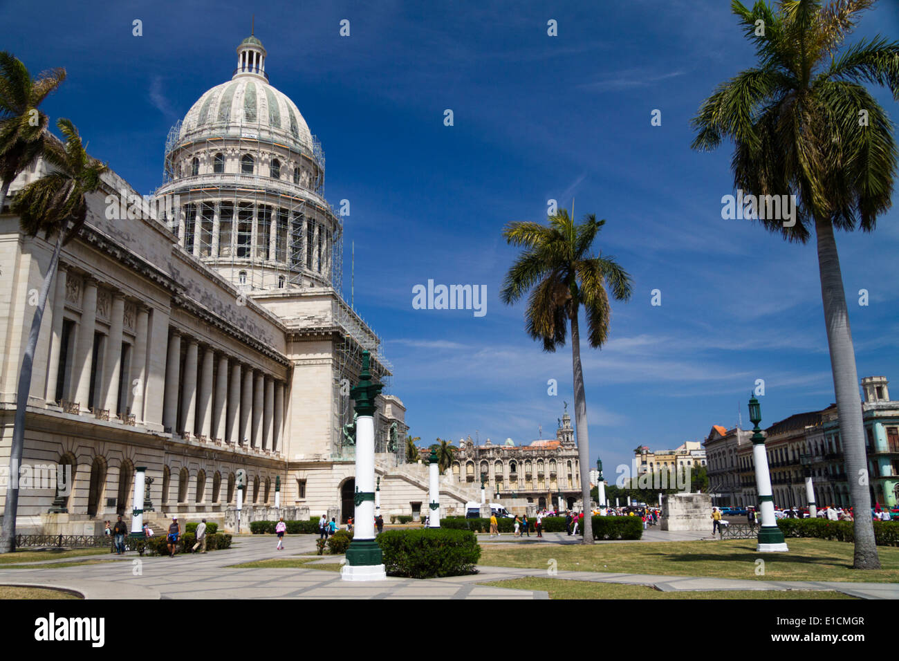 El Capitolio, der Nationalen Capitol Building, Habana Vieja, Havanna, Kuba Stockfoto