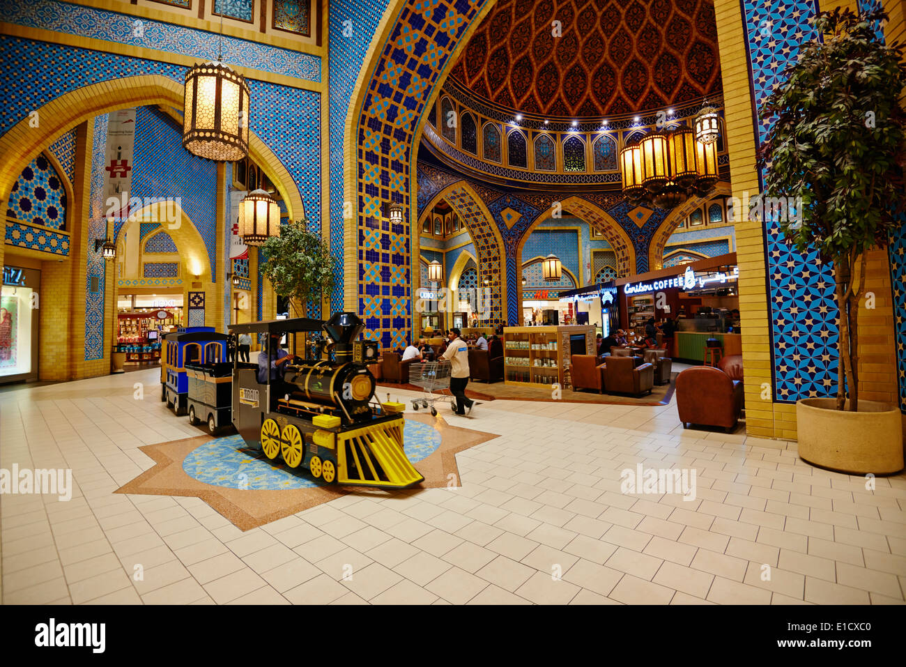 Vereinigte Arabische Emirate, Dubai, Ibn Battuta Mall Einkaufszentrum, iranische Gebiet Stockfoto