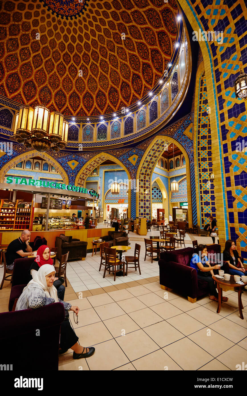 Vereinigte Arabische Emirate, Dubai, Ibn Battuta Mall Einkaufszentrum, iranische Gebiet Stockfoto