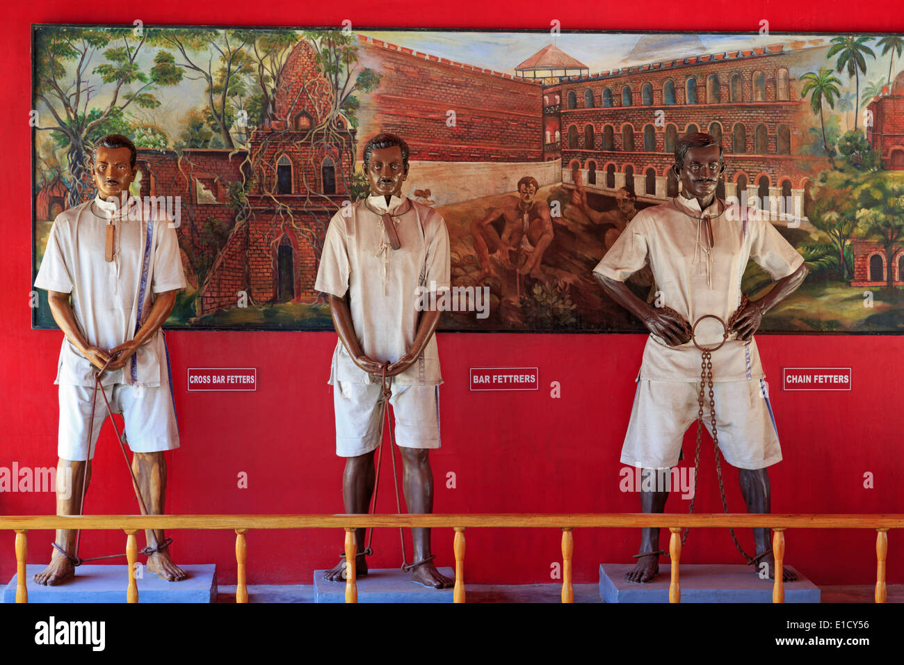 Ausstellung in der Cellular Jail, Portblair, Andamanen, Indien, Asien Stockfoto