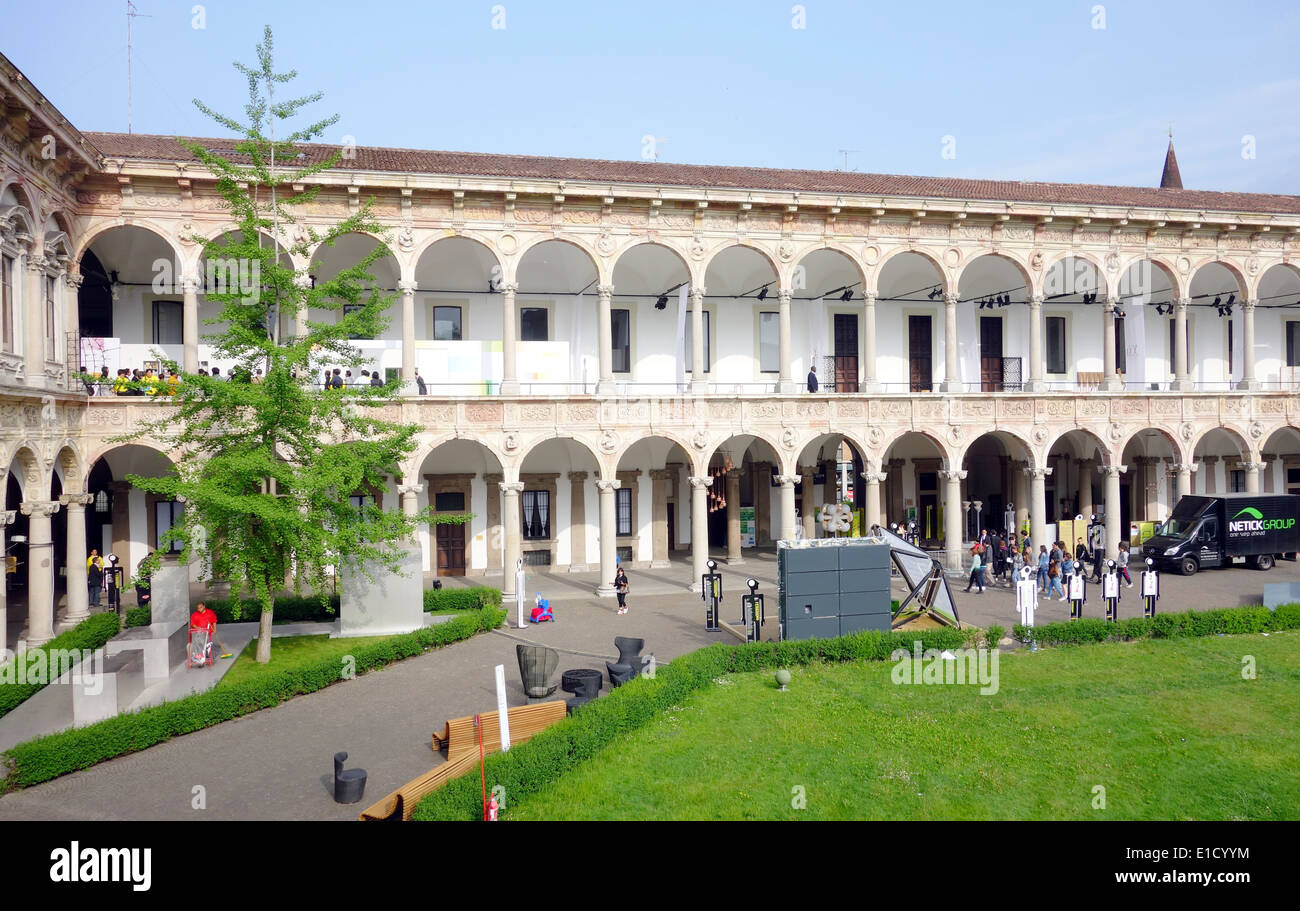 Universita' Degli Studi di Milano in Mailand, Italien Stockfoto