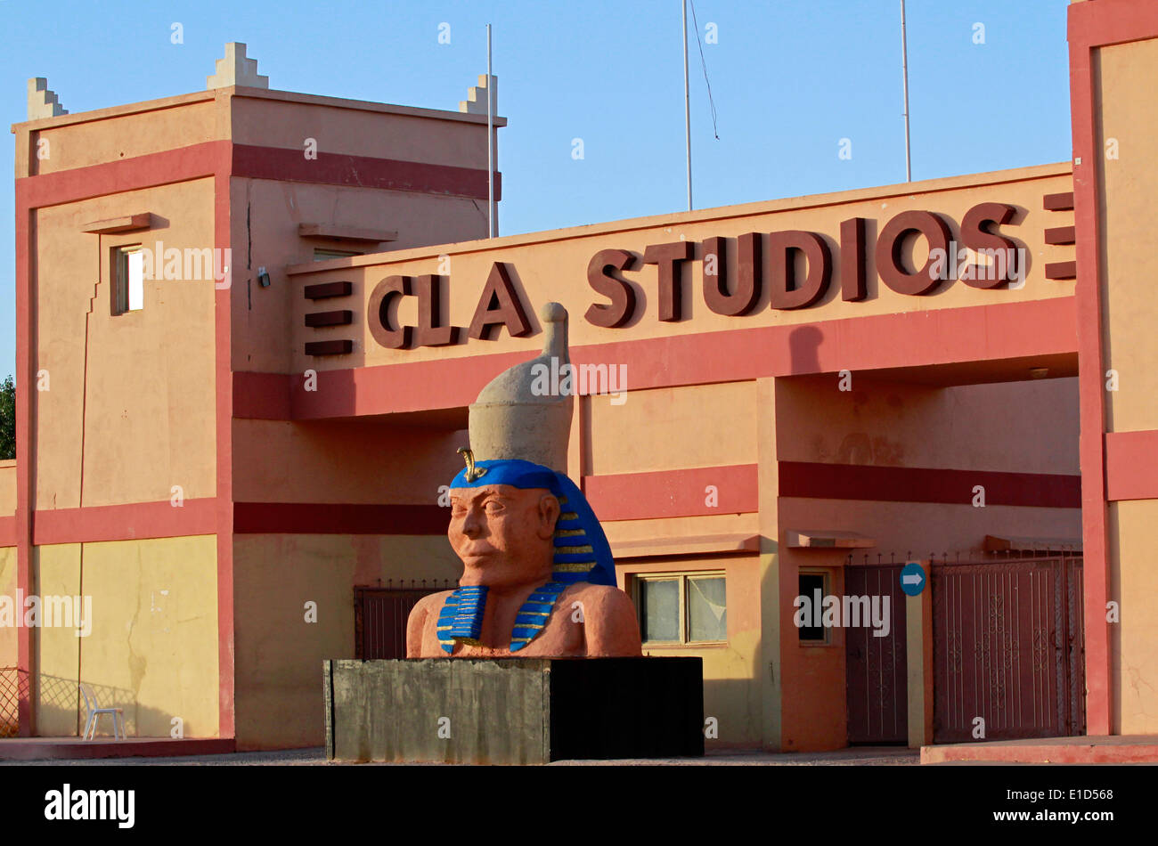 CLA Studios, Ouarzazate, Marokko Stockfoto