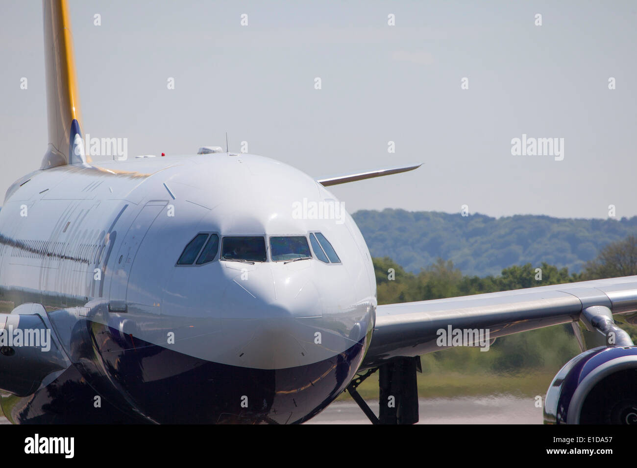 Monarch Airlines A330-200 Flugzeuge hautnah Stockfoto