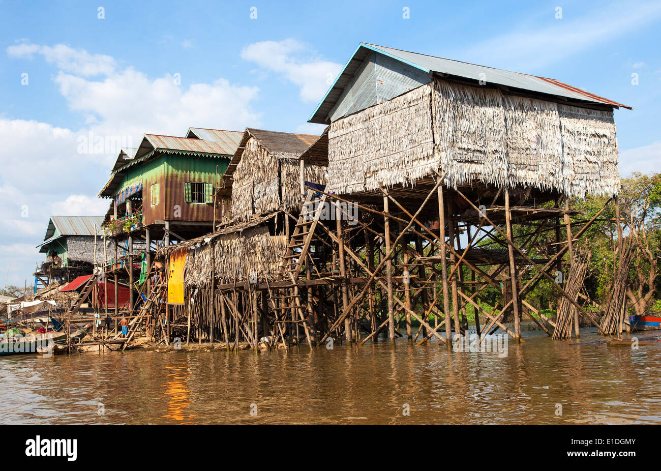 Kampong Phulk schwimmende Dorf, Siem Reap, Kambodscha Stockfoto