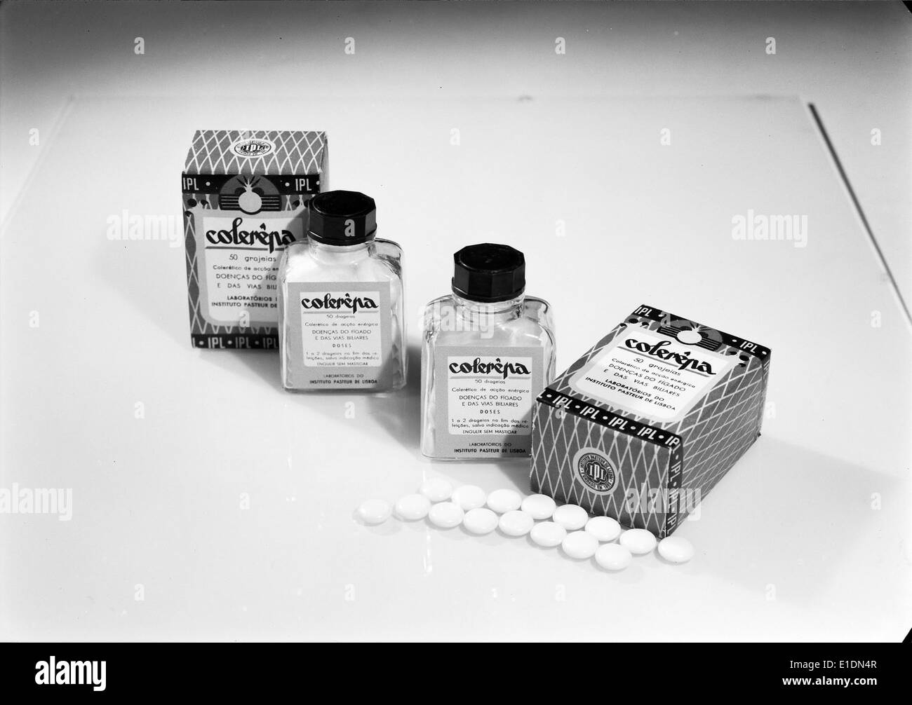 Das Instituto Pasteur in Lissabon, Portugal, ist eine renommierte Forschungseinrichtung, die sich auf Medizin und öffentliche Gesundheit konzentriert, mit seinen historischen und architektonischen Merkmalen, die von Mário Novais erfasst wurden. Stockfoto