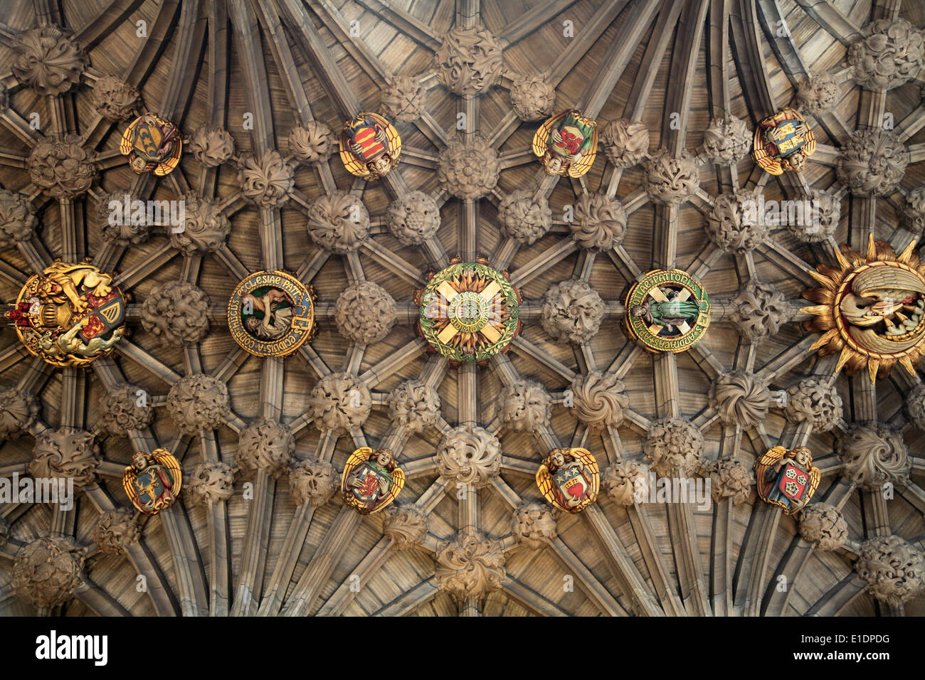 Großbritannien, Schottland, Edinburgh, St Giles' Cathedral, Thistle Kapelle, Stockfoto