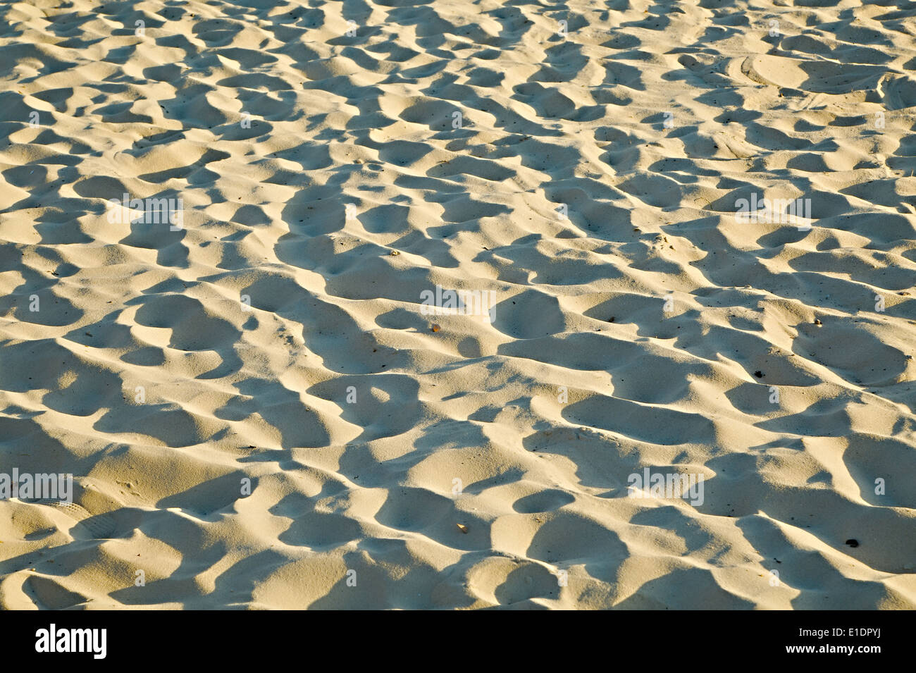 Sand des Strandes Stockfoto