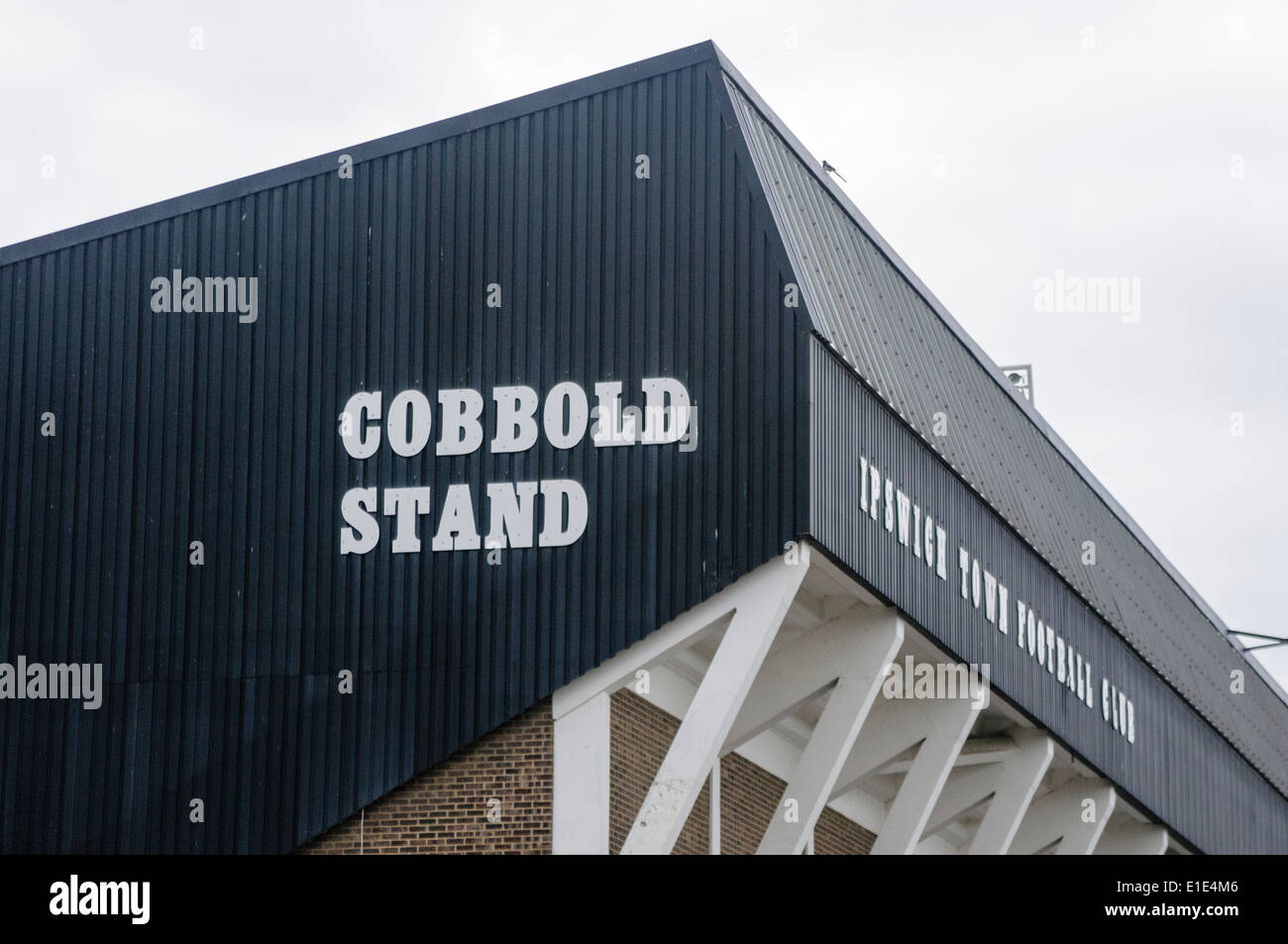 Cobbold Stand Ipswich Town Football Club Stockfoto