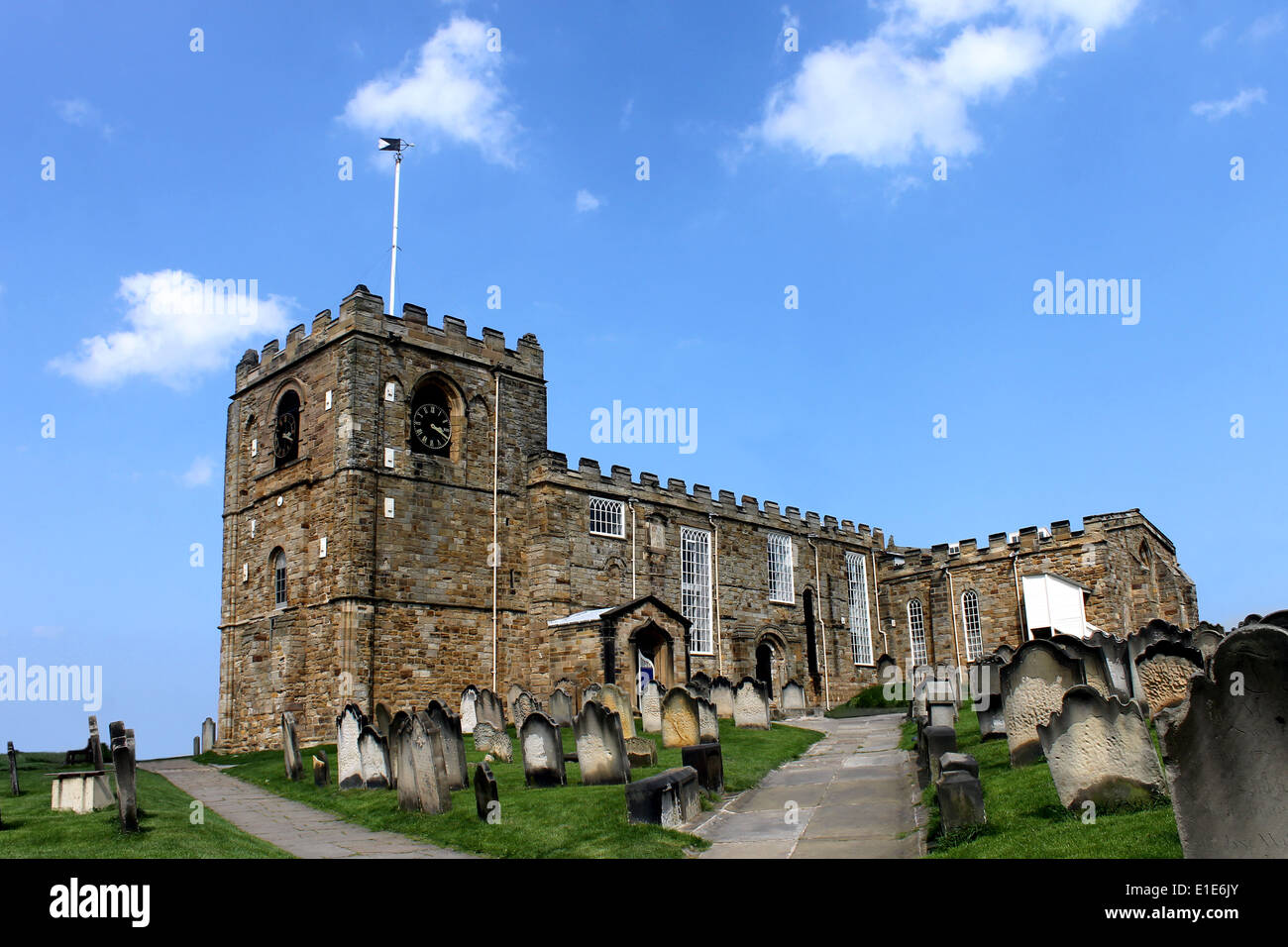 Sankt Marien Kirche in Whitby. North Yorkshire, England. Stockfoto