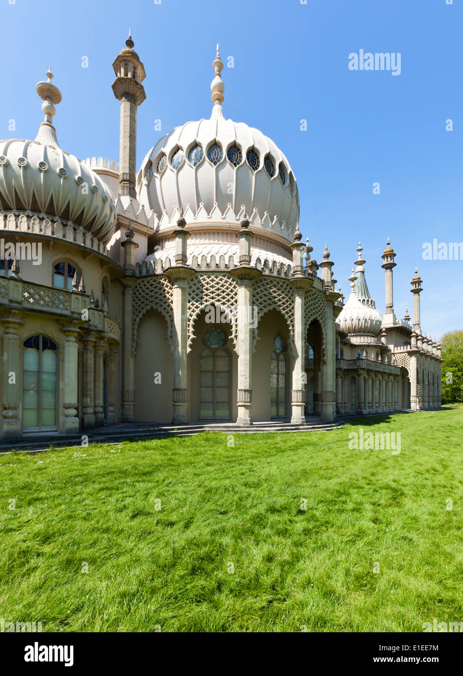 Ostseite des Royal Pavilion in Brighton, East Sussex, UK Stockfoto