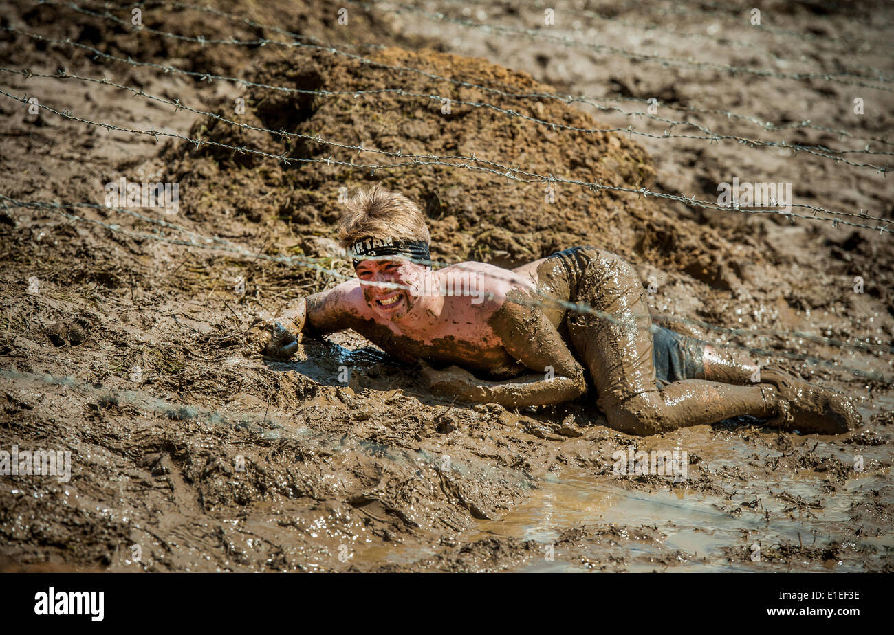 Das Hindernis Spartan Race fand in Liberec, Tschechische Republik, am 31. Mai 2014. (CTK Foto/Radek Petrasek) Stockfoto Das Hindernis Spartan Race fand in Liberec, Tschechische Republik, am 31. Mai 2014. (CTK Foto/Radek Petrasek) Stockfoto