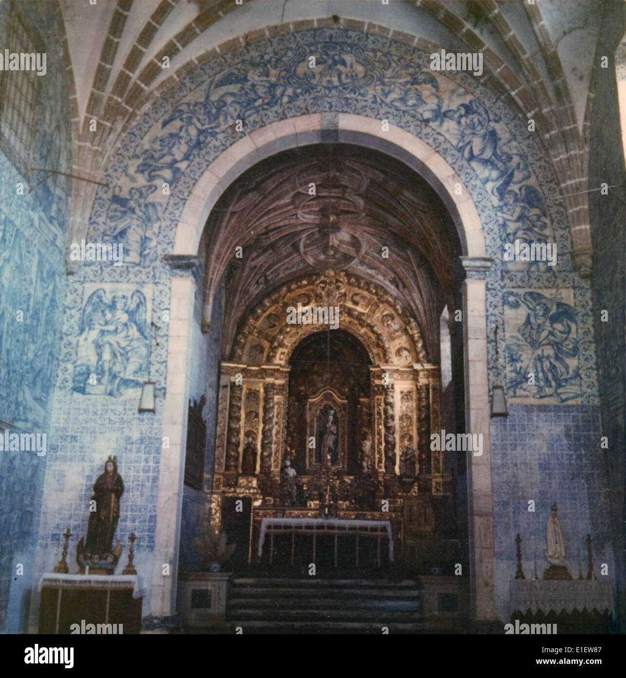 Igreja e Convento de Nossa Senhora da Assunção, Lóios, Portugal Stockfoto