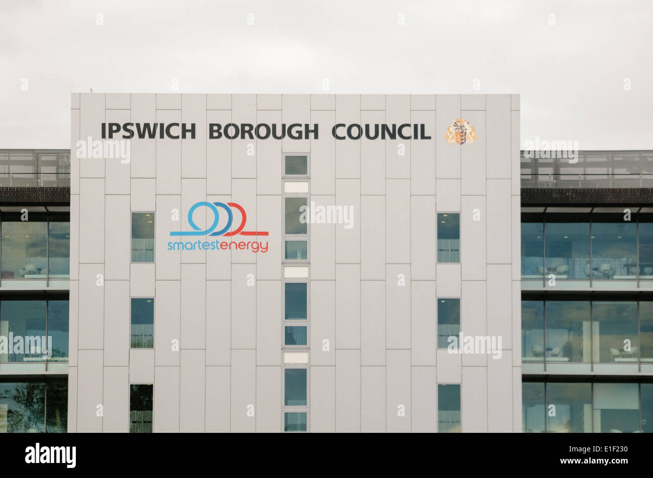 Ipswich Borough Council Gebäude Stockfoto
