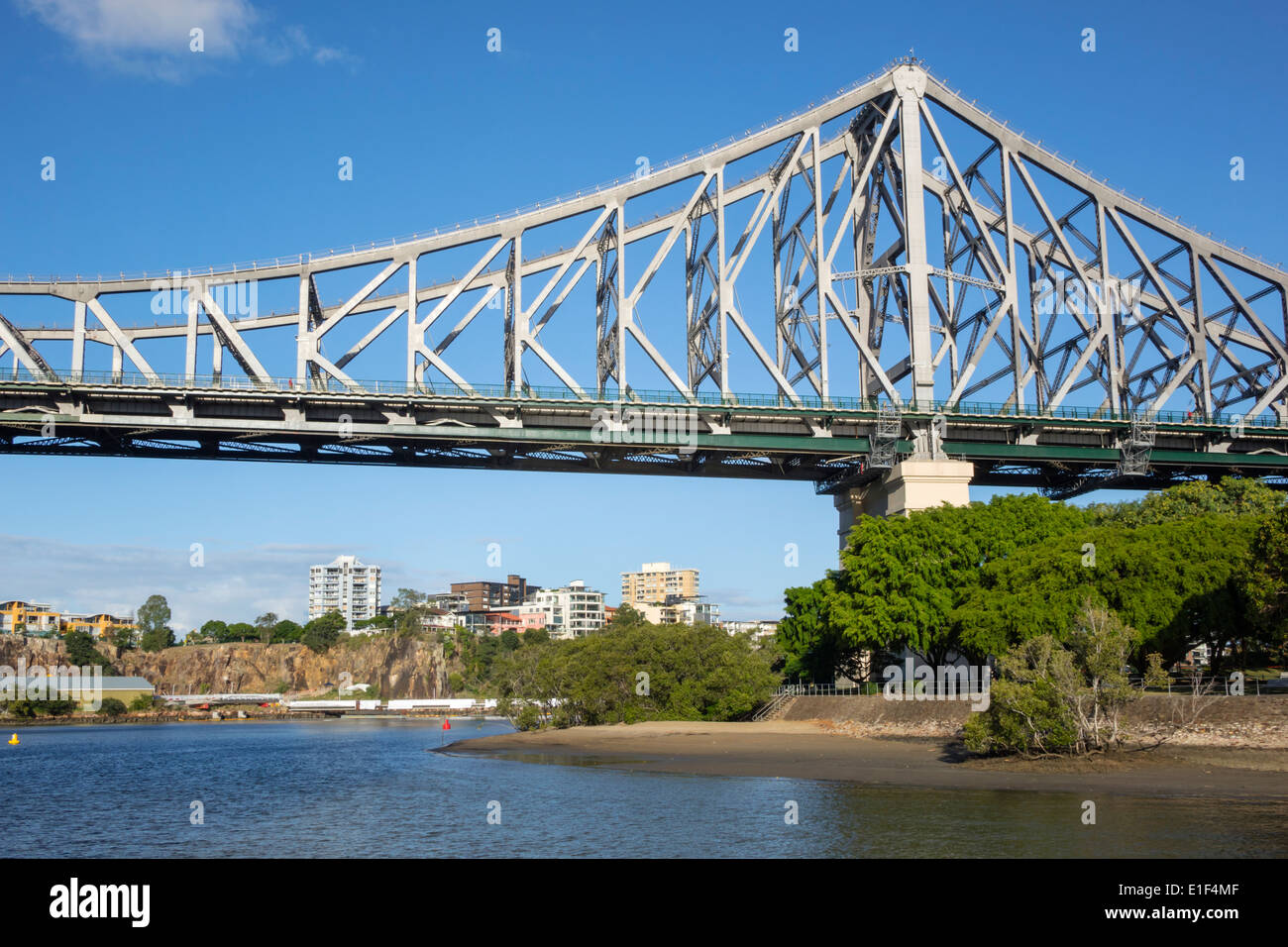 Brisbane Australien, Queensland Brisbane River Water, Story Bridge, Captain Burke Park, Besucher reisen Reise Tour touristischer Tourismus Wahrzeichen, c Stockfoto