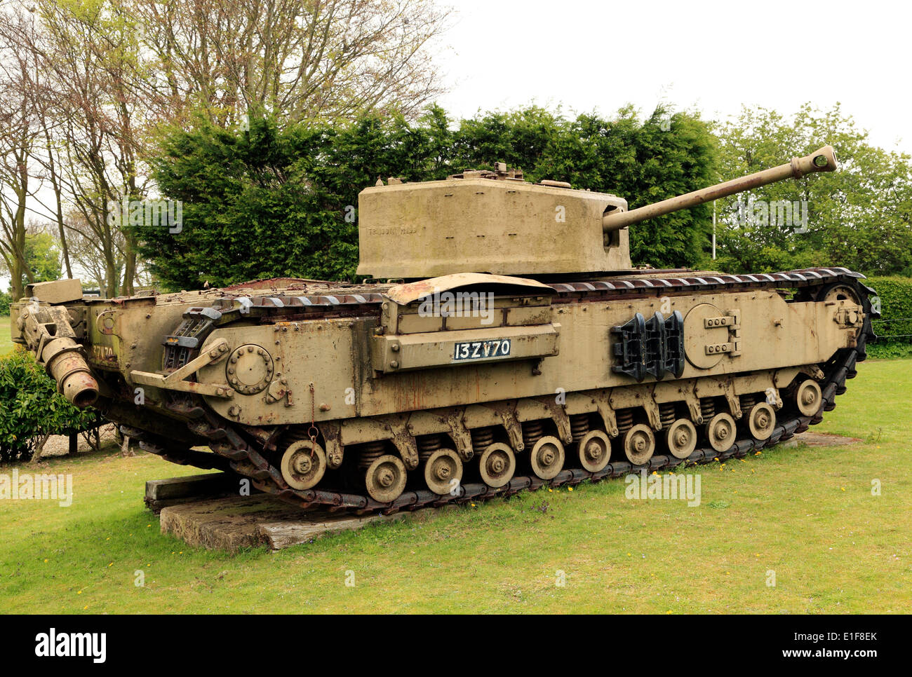 Muckleburgh Tank und militärische Fahrzeugsammlung, Weybourne Norfolk England UK Panzer Stockfoto