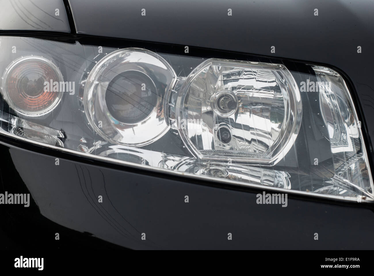 Autoscheinwerfer Stockfoto