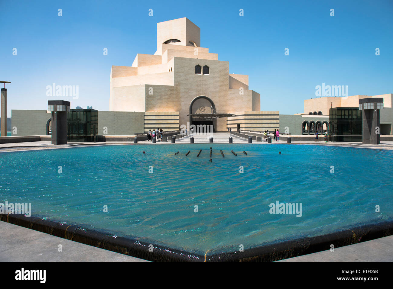Das wunderschöne Museum für islamische Kunst in Doha Katar. Stockfoto