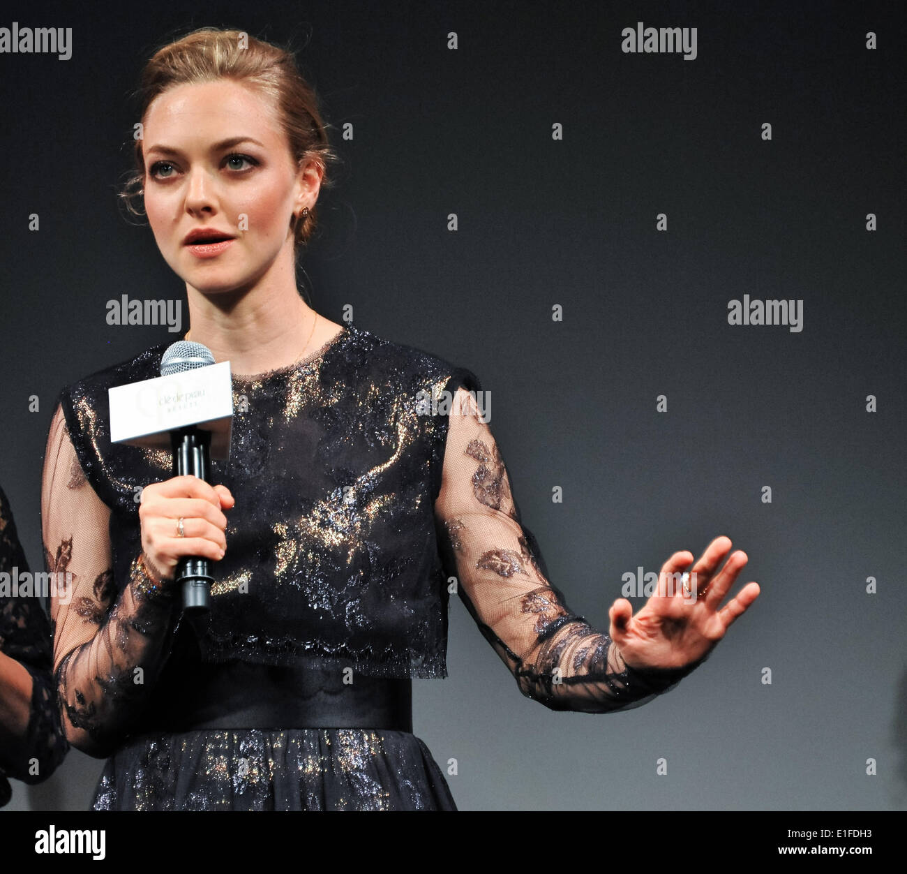 Tokio, Japan. 2. Juni 2014. Schauspielerin Amanda Seyfried besucht die "Cle de Peau Beauté 2014" von Shiseido Co., Ltd. in Tokio am 2. Juni 2014. Bildnachweis: Aflo Co. Ltd./Alamy Live-Nachrichten Stockfoto