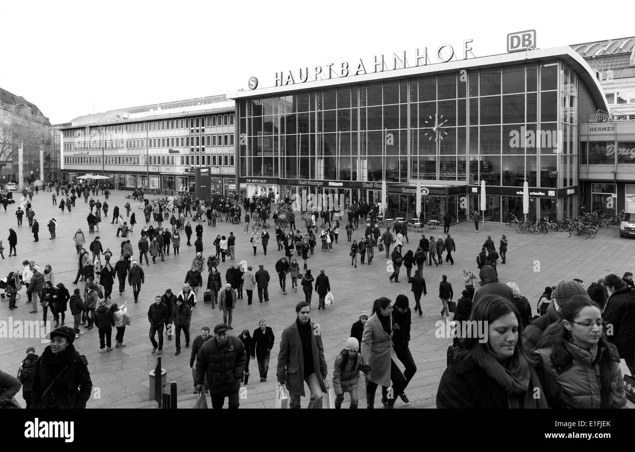 Köln Hauptbahnhof Stockfoto