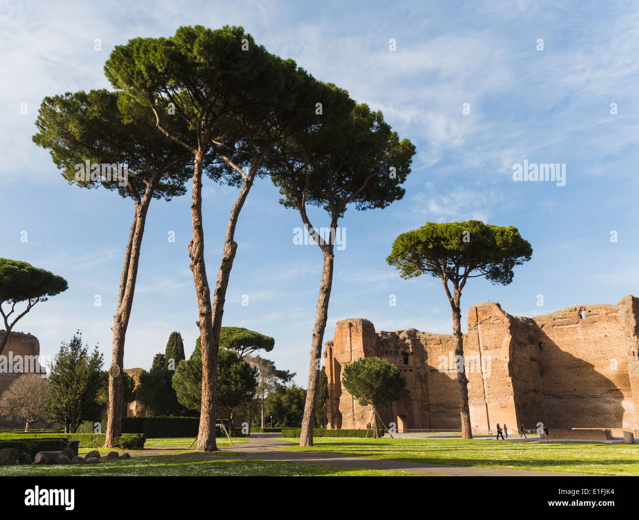 Rom, Italien. Terme di Caracalla oder Bäder von Caracalla stammt aus dem 3. Jahrhundert n. Chr.. Stockfoto