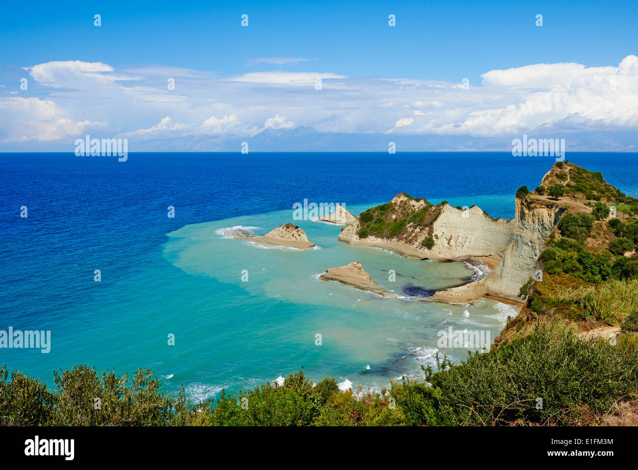 Griechenland, ionische Insel, Insel Korfu, Kap Drastis in der Nähe von Sidari Dorf Stockfoto