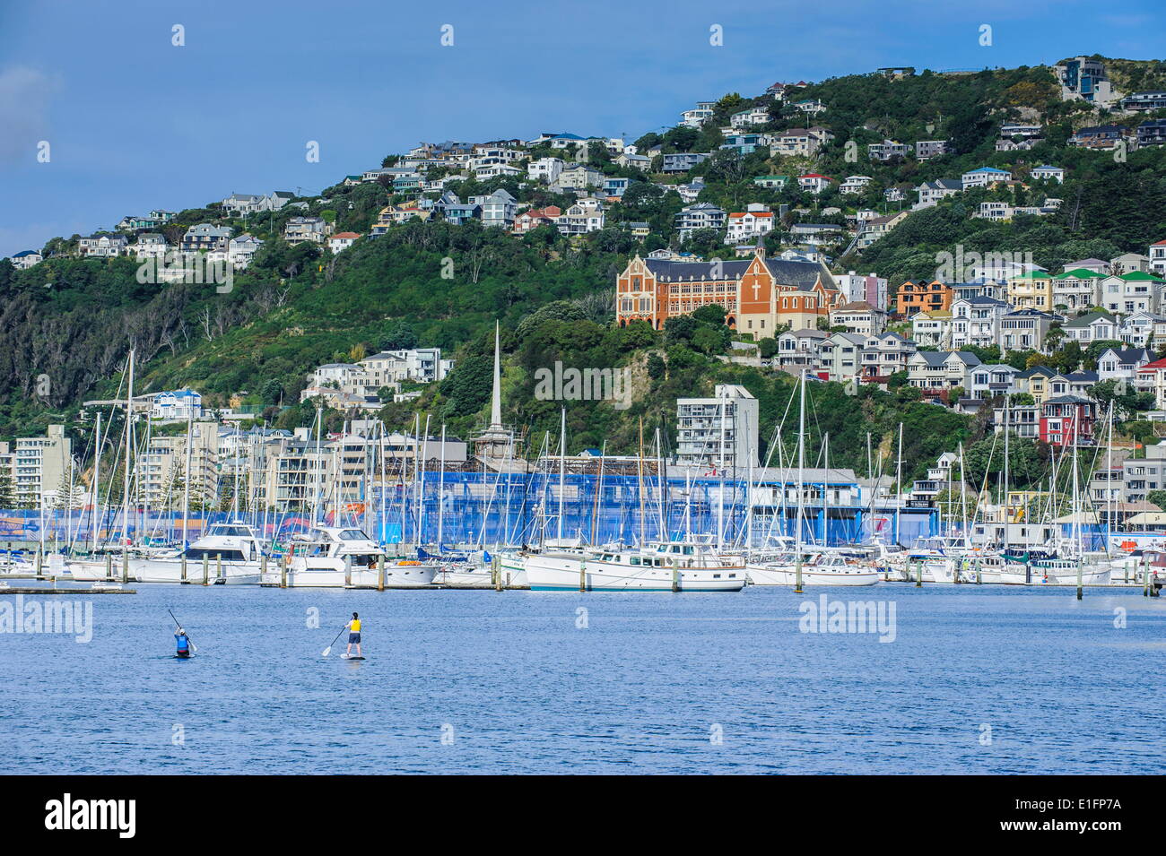 Lambton Harbour, Wellington, Nordinsel, Neuseeland, Pazifik Stockfoto