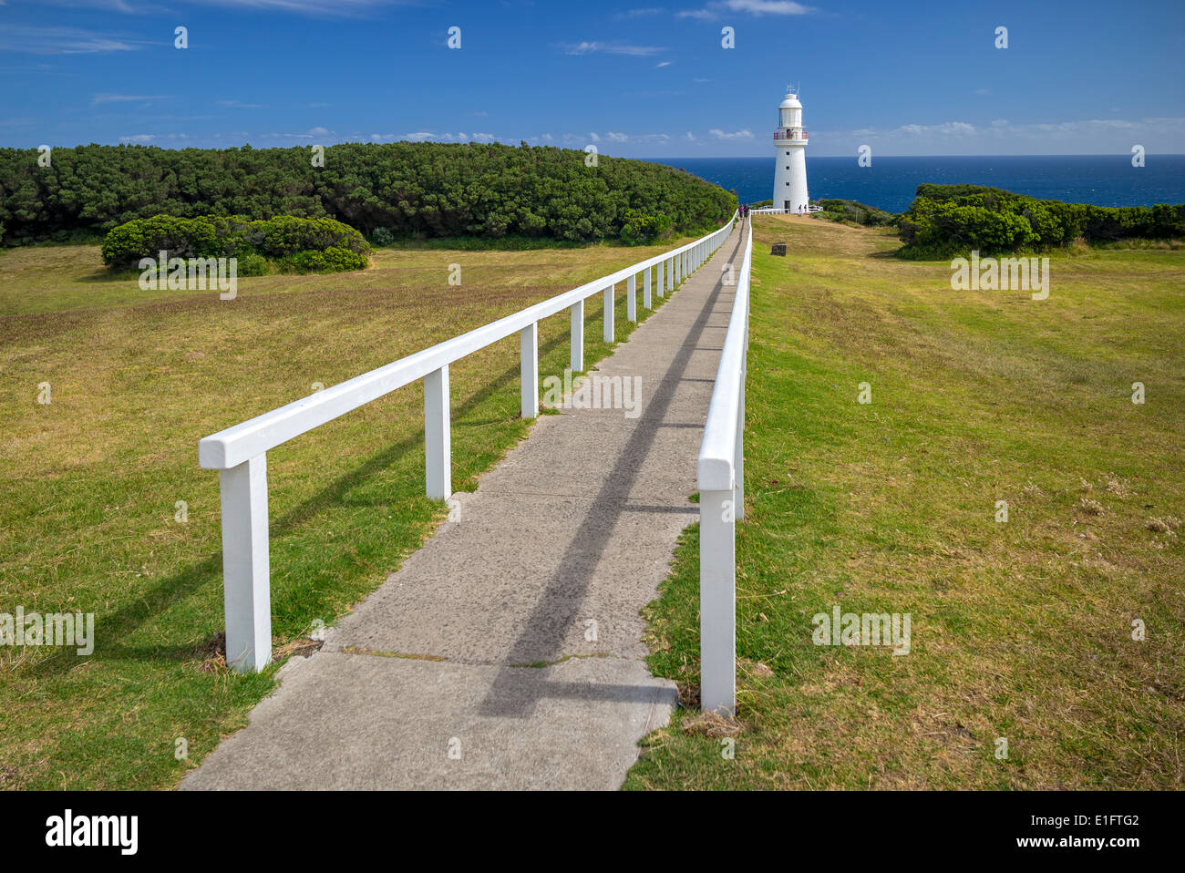 Der Leuchtturm am Cape Otway Stockfoto