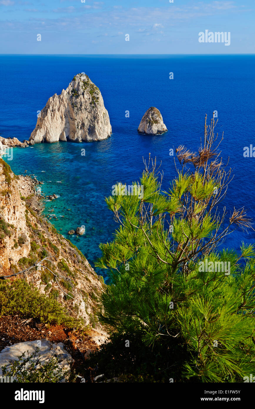 Griechenland, ionische Insel, Insel Zakynthos, Keri Cap Stockfoto