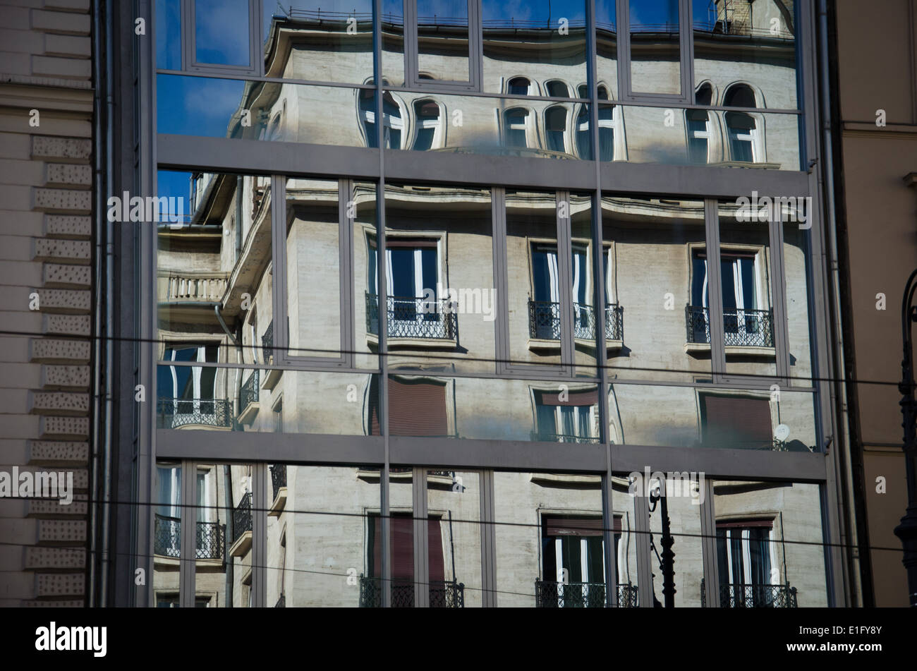 Budapest, Gebäude Karoly Avenue (Károly körút) Stockfoto