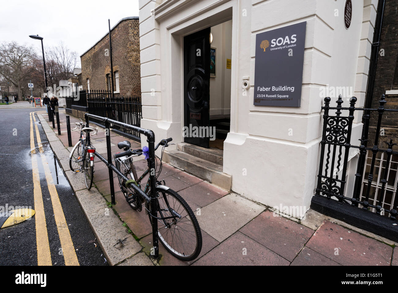 SOAS, University of London, Faber Gebäude, Russell Square, London, UK Stockfoto