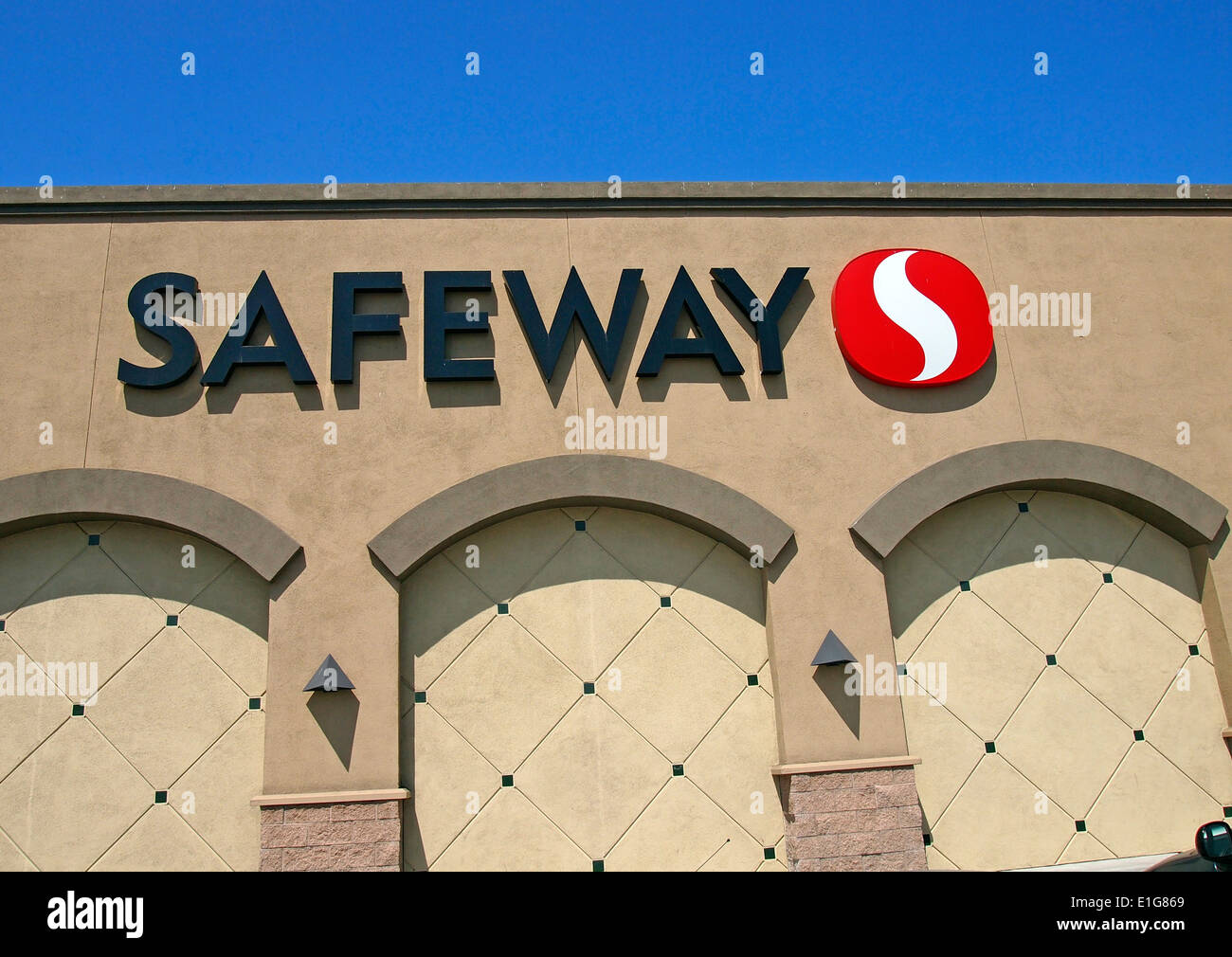 Safeway Stores in Castro Valley, Kalifornien Stockfoto