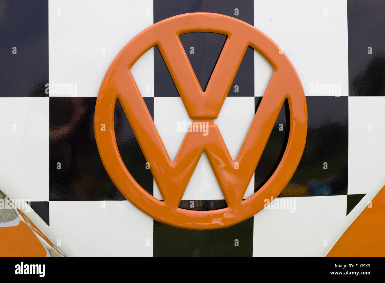 VW Volkswagen Wohnmobil, abstrakte Stockfoto