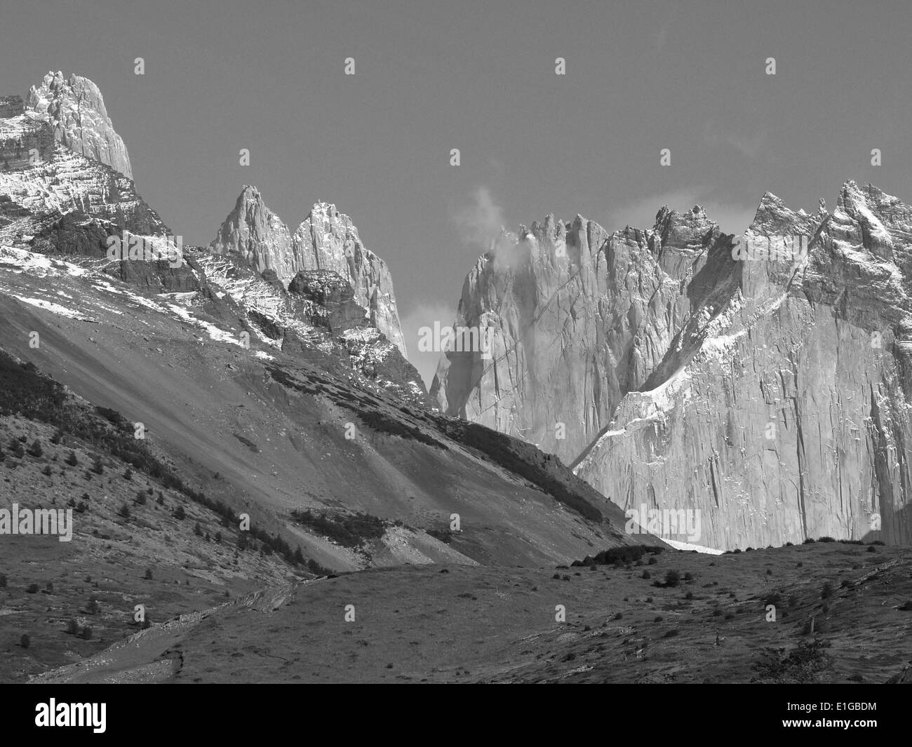 Torres del Paine, Anden, Chile Stockfoto