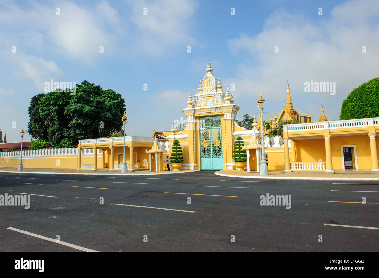 Königspalast von Phnom Penh Stockfoto