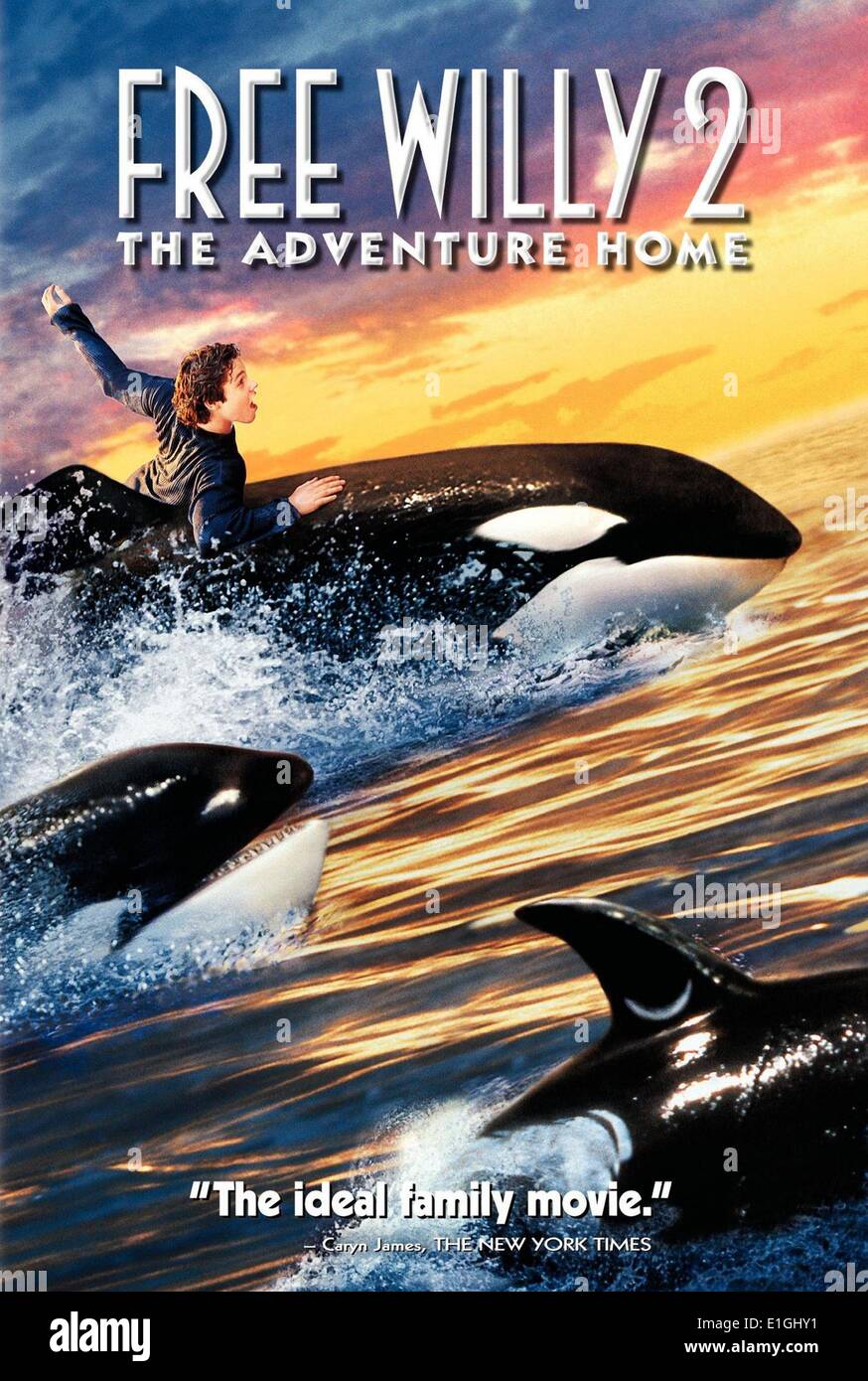 Free Willy 2: The Adventure Home a 1995 Family Film Stockfoto