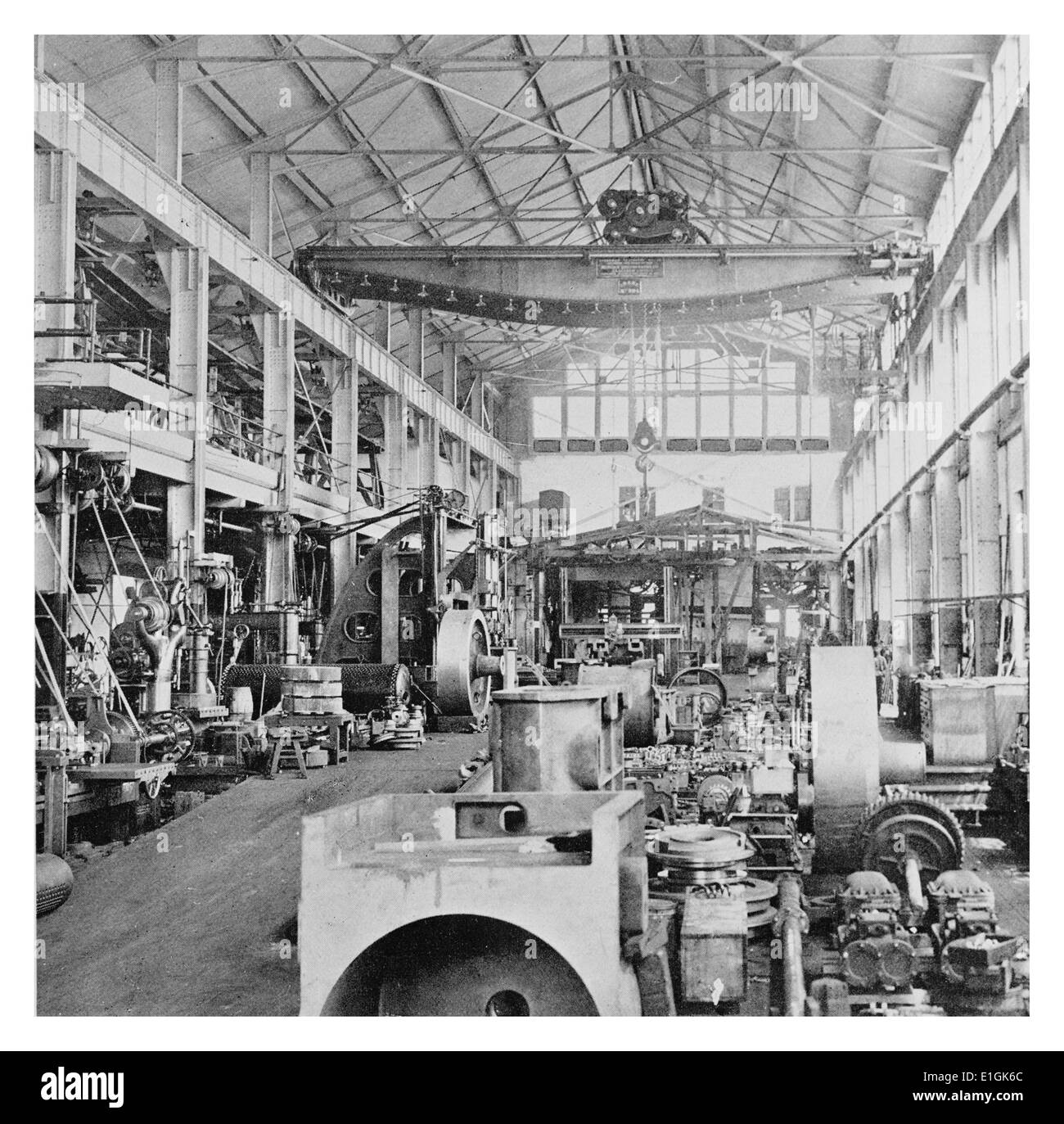 Harlan & Hollingsworth Company Fabrik, 100 South West Street, Wilmington, New Castle County, DE. Harlan & Hollingsworth war ein Wilmington, Delaware, Firma, konstruierten Schiffen und Waggons während des 19. Jahrhunderts und in das 20. Jahrhundert Stockfoto