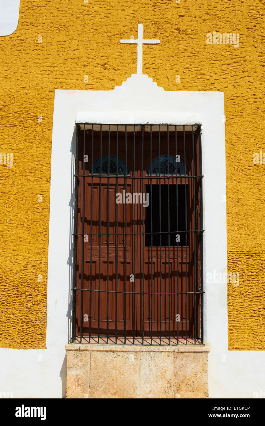 Mexiko, Yucatan Zustand, Izamal, gelbe Stadt Stockfoto