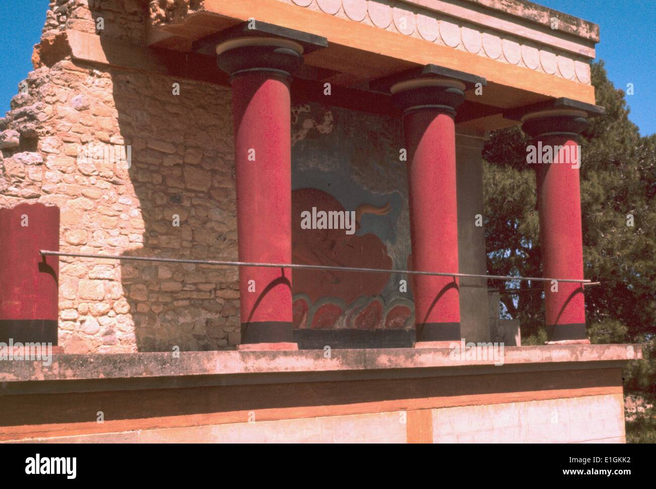 Palast von Knossos, Kreta, Griechenland Stockfoto