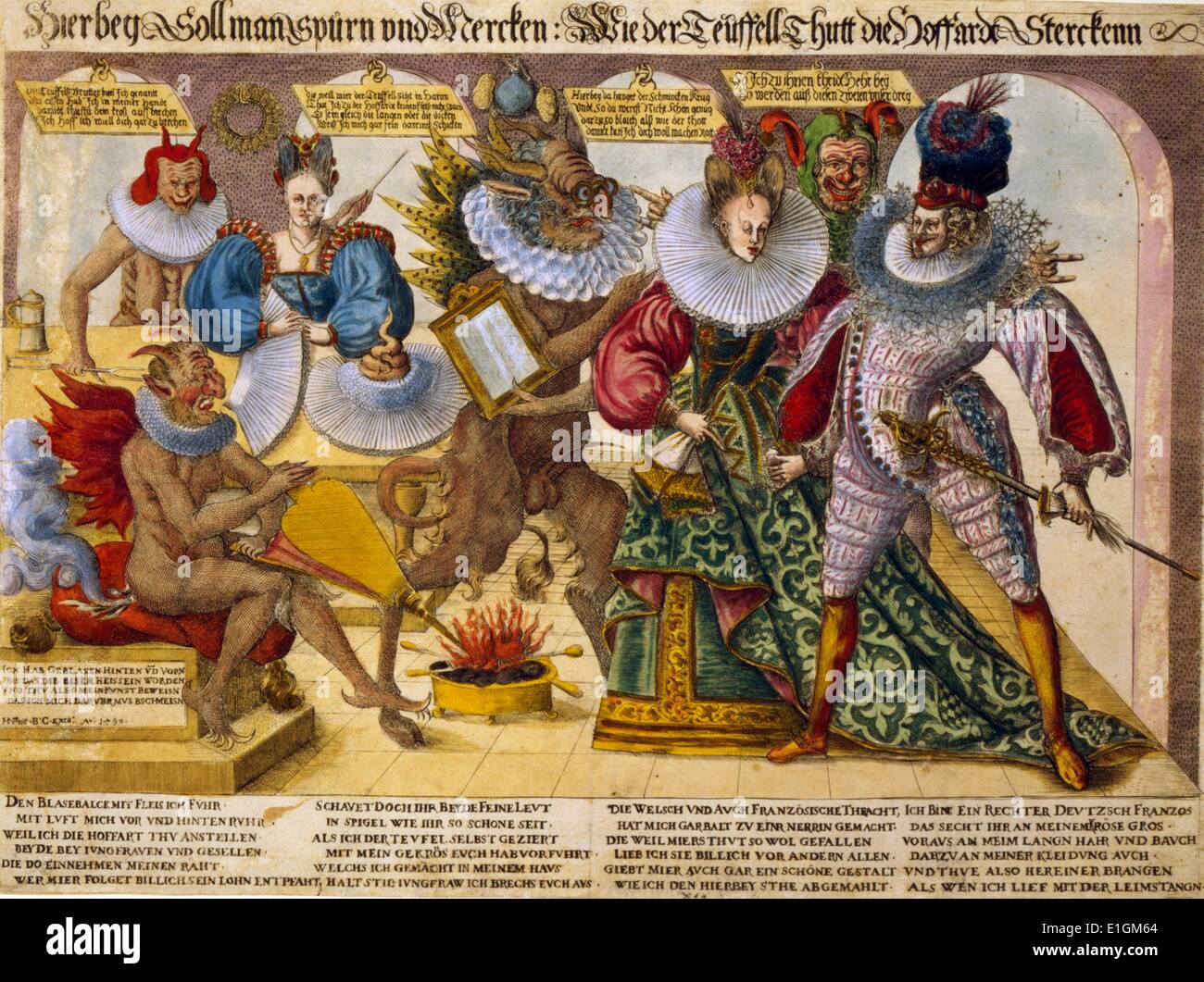 Allegory of vanity Fotos und Bildmaterial