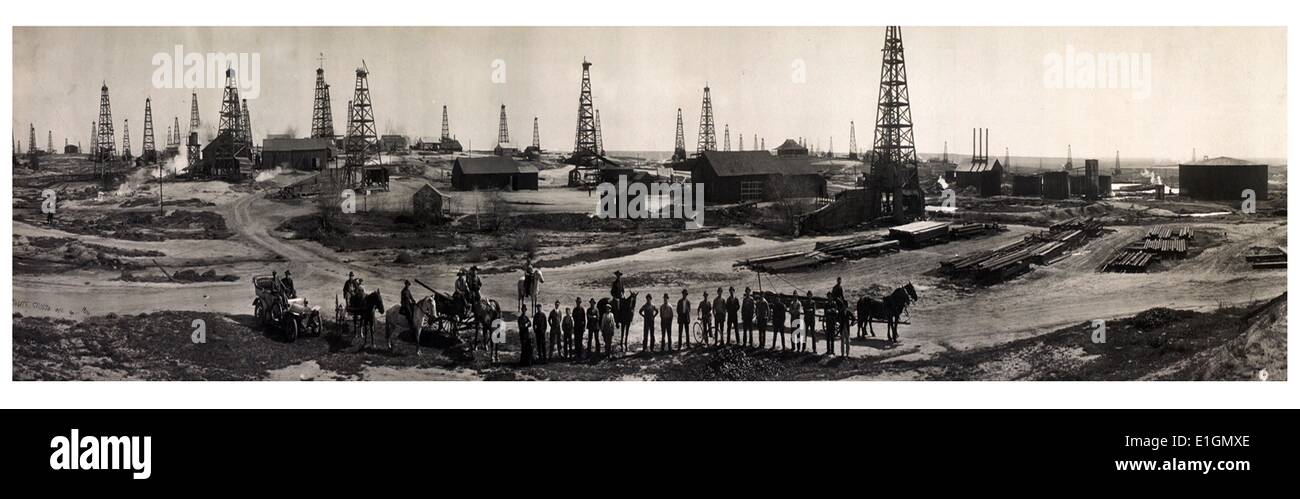 Fotodruck von Monte Cristo Oil Co. datiert 1910 Stockfoto