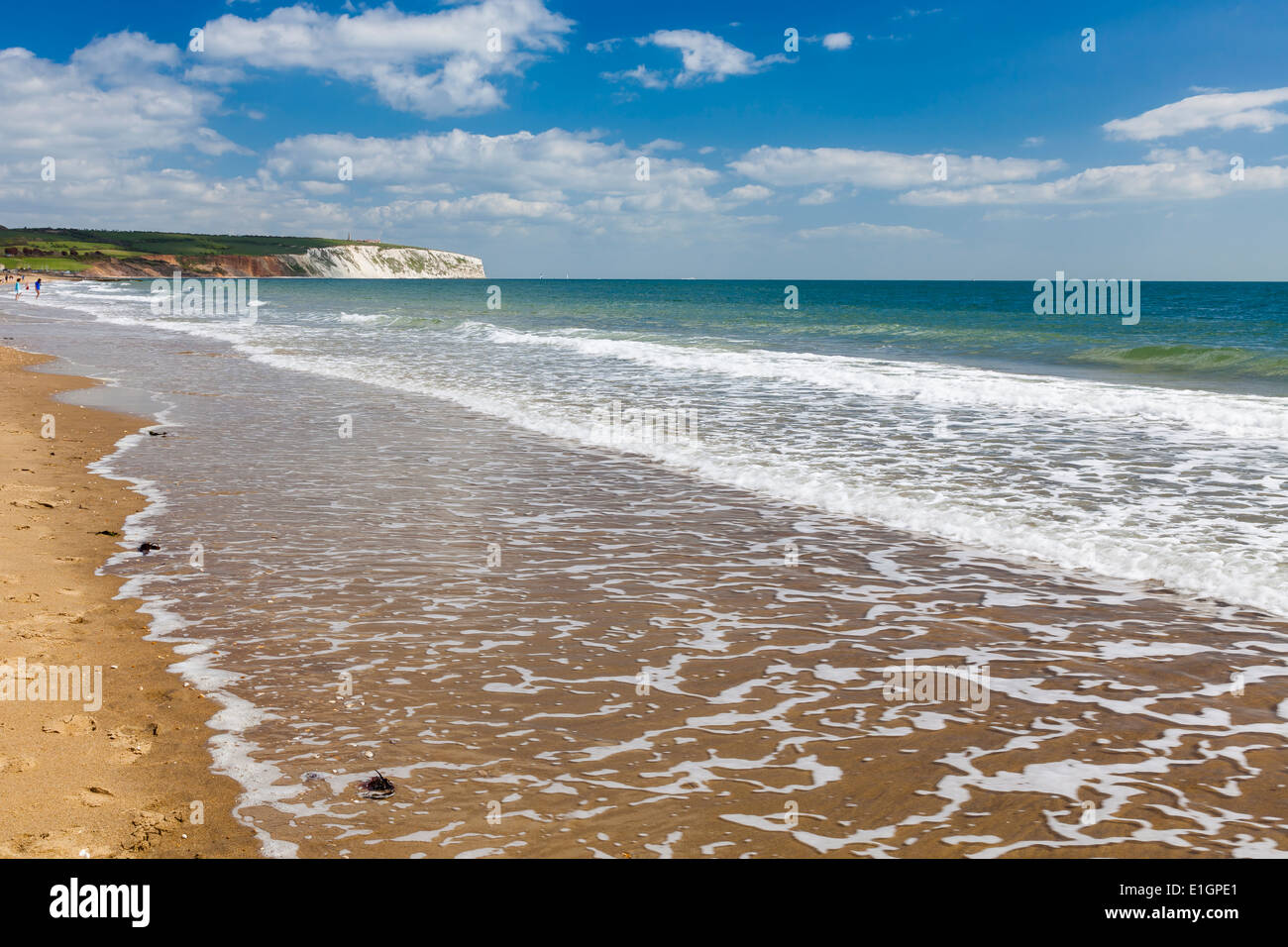 Sandown Beach auf der Isle Of Wight England UK Europa Stockfoto