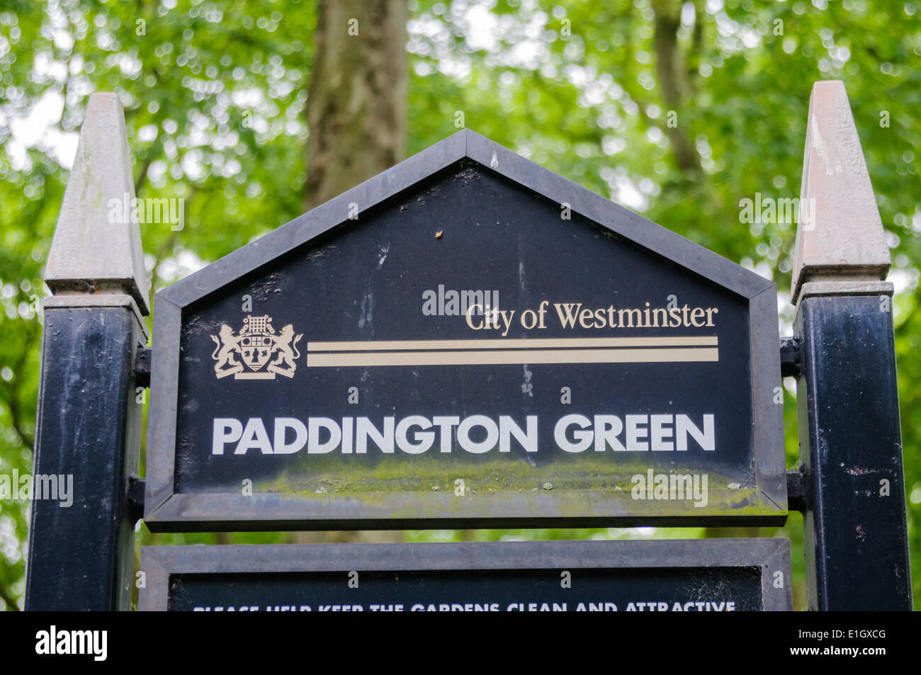 Paddington Green, London Stockfoto