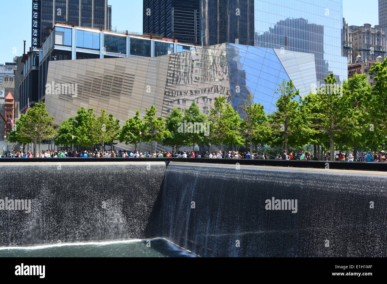 Nationalen 9/11 Memorial and Museum am Ground Zero in Lower Manhattan. Stockfoto