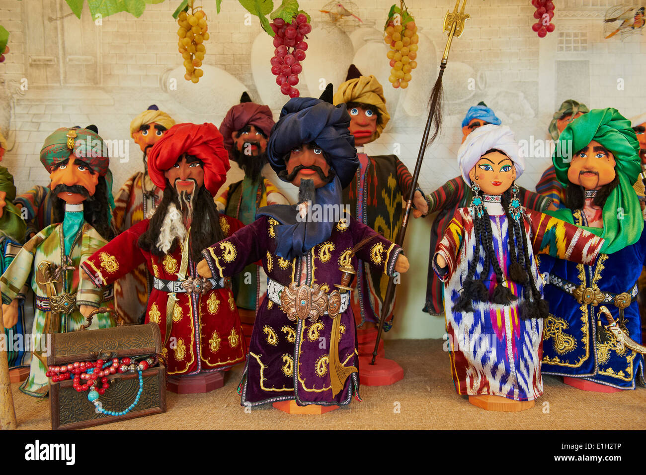 Usbekistan, Buchara, UNESCO-Welterbe, Handwerk für Touristen, Marionette Stockfoto
