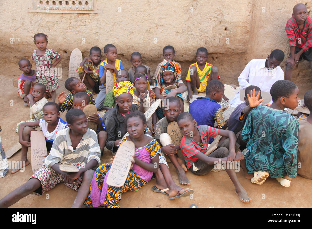 Schulkinder in Afrika Stockfoto
