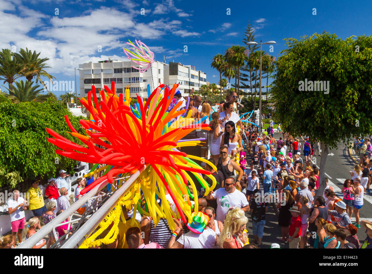 Gay Pride Parade Maspalomas 2014 Stockfoto